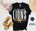 Checkered Pride with Bow - Lindenwood Lions