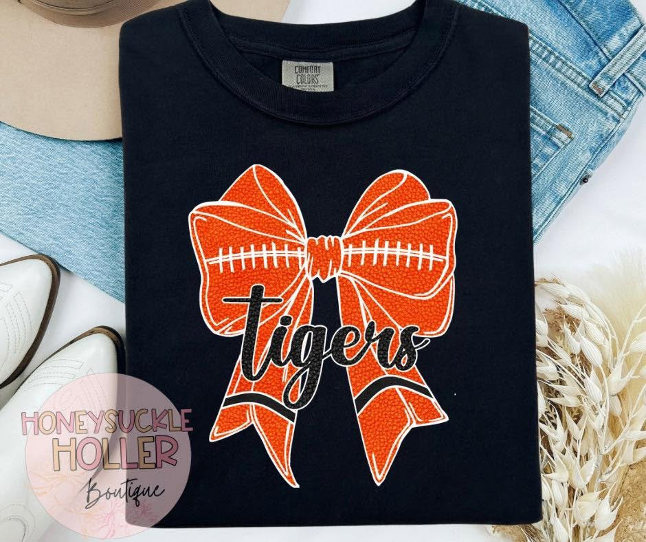 Football bow - Tigers