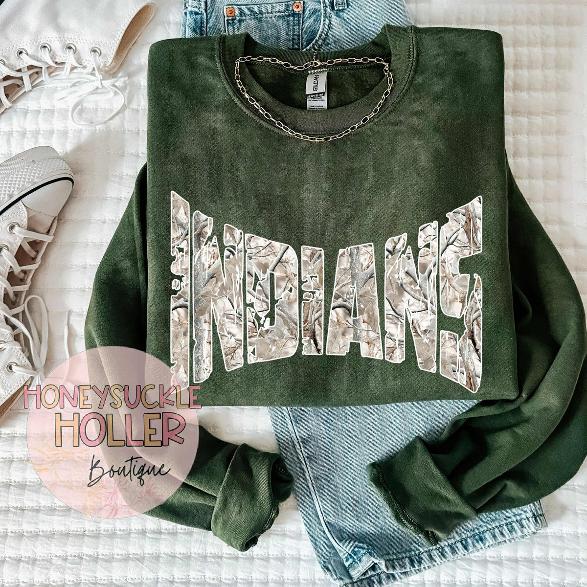 In Out Varsity Snow Camo Indians