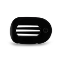 The Flat Clip. Jet Black Quilted