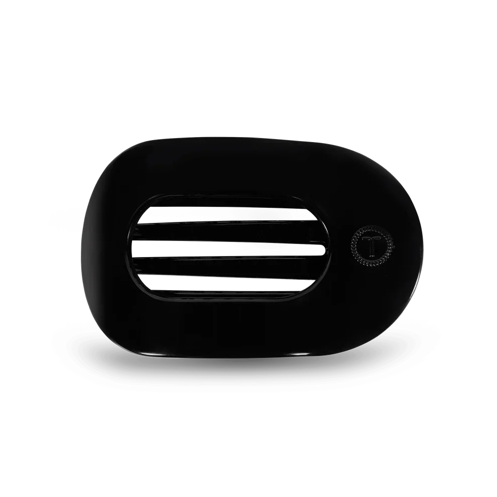 The Flat Clip. Jet Black Quilted