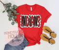 Indians  Doodle Letters Star Background