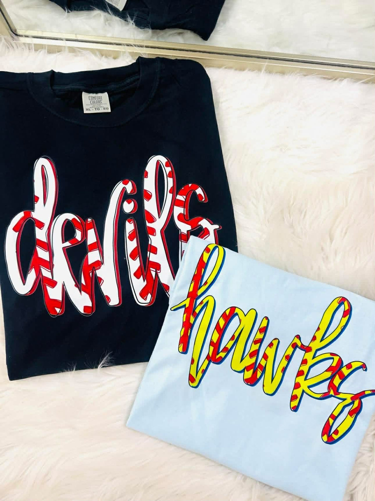 Baseball / Softball Sport Cursive DTF Graphic Apparel product image 1