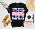 Shop Local Small Pink, Purple and White Shopapalooza Events product image 1