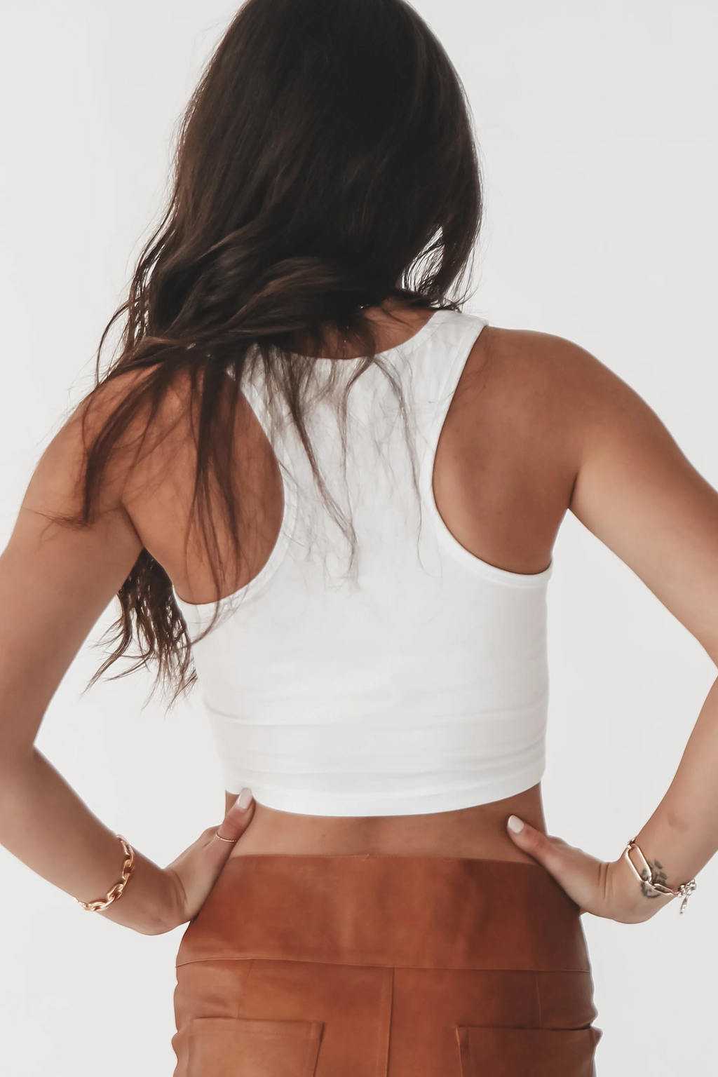 Howdy Fitted Cropped Rodeo Tank Top