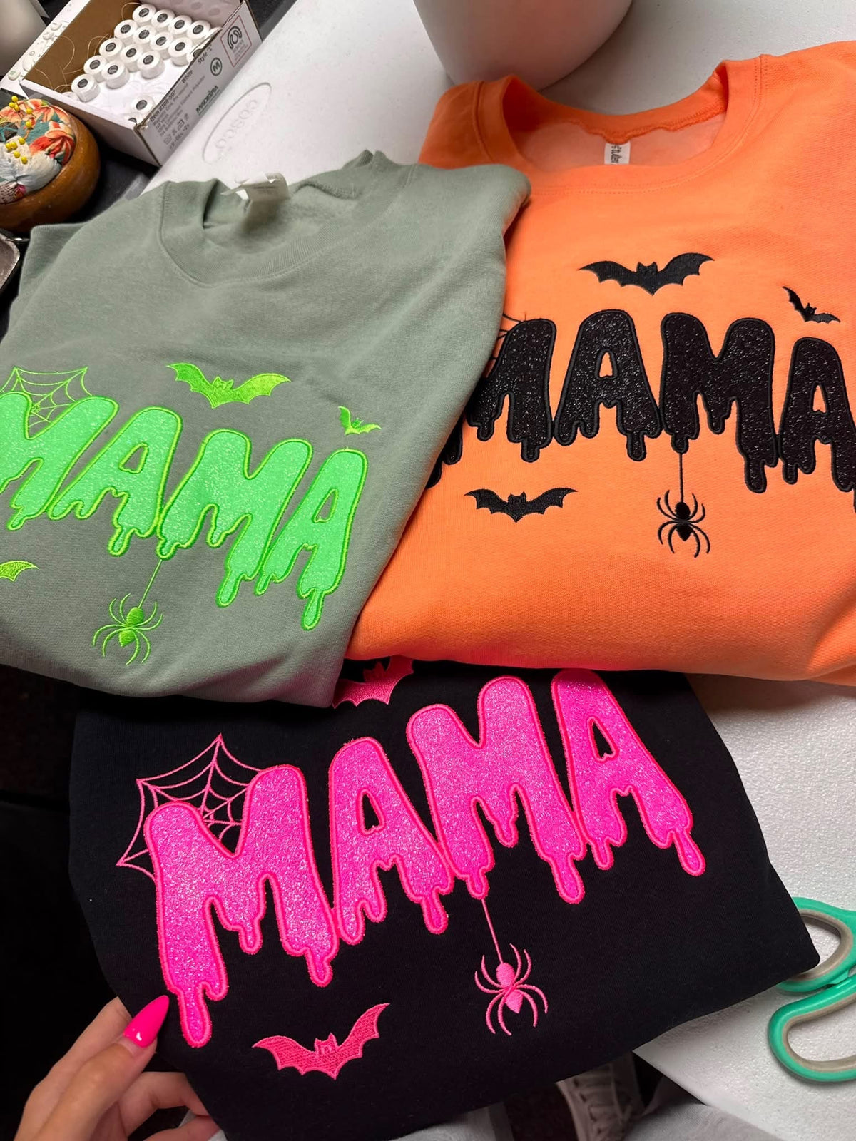 MAMA71 Spooky Halloween Glitter Applique product image 1