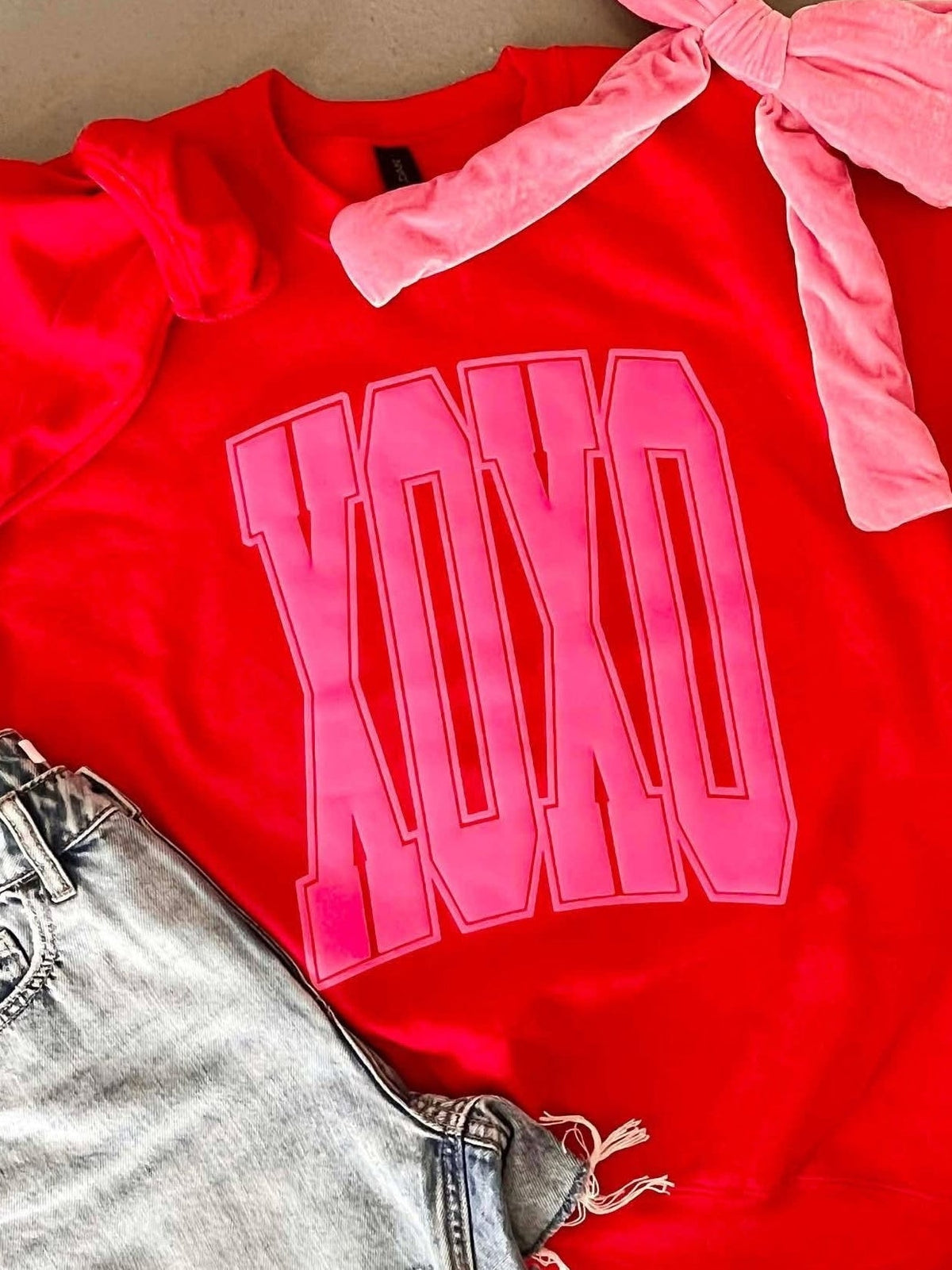XOXO Jumbo Varsity Puff Vinyl product image 2