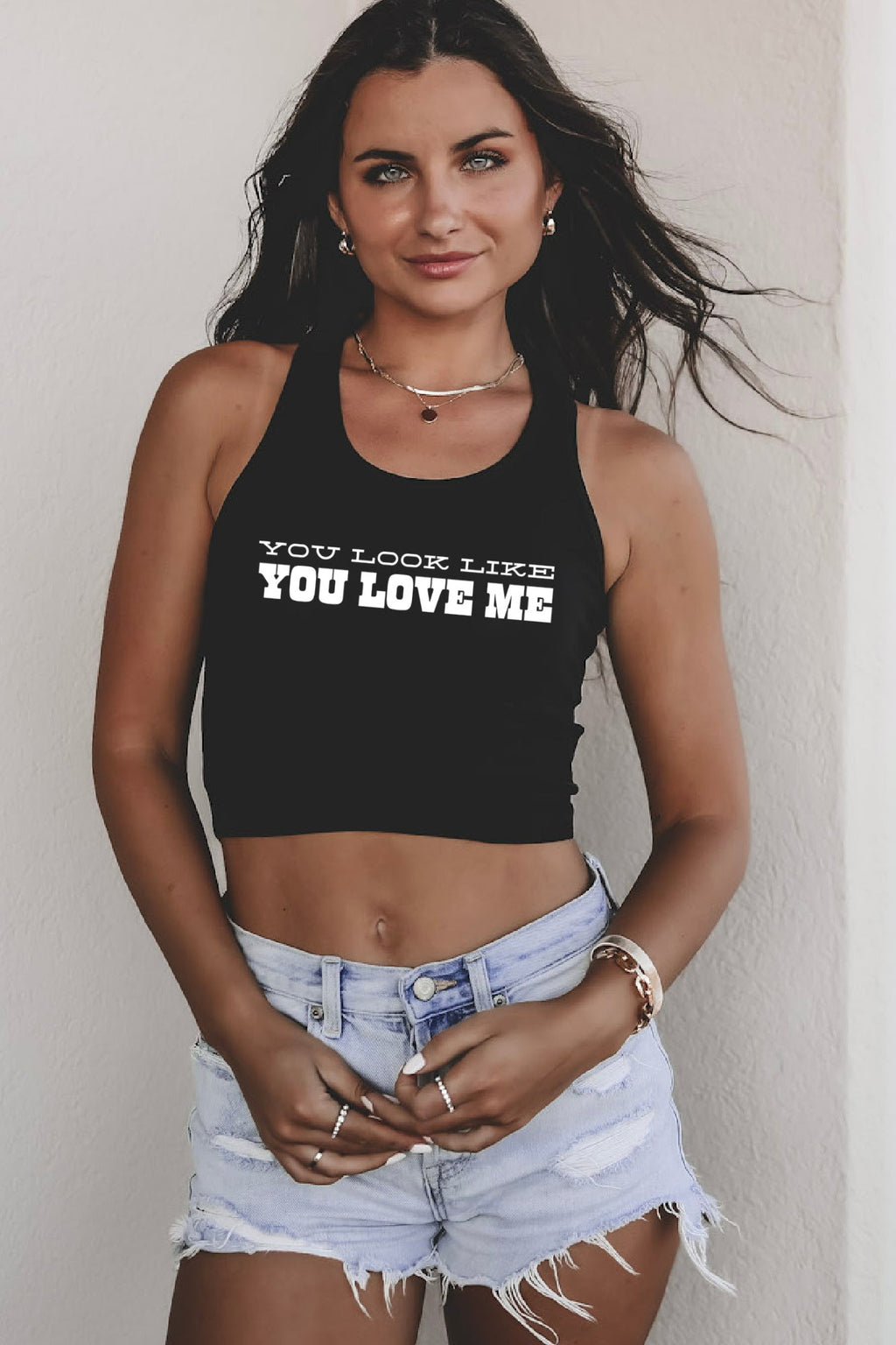 You Look Like You Love Me Graphic Tank
