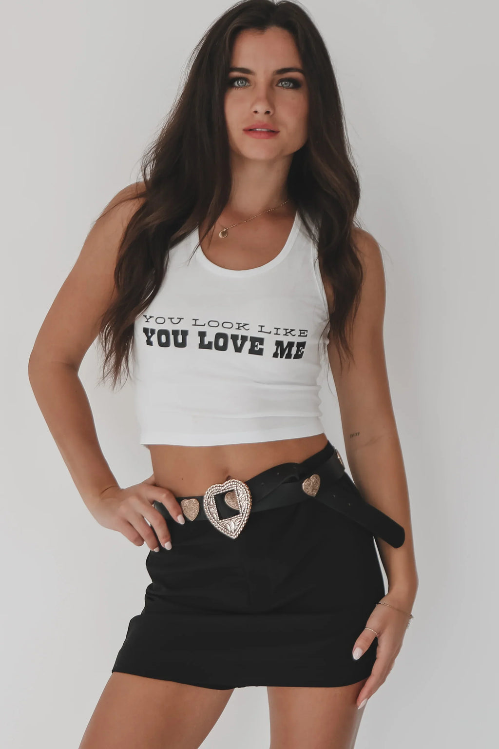 You Look Like You Love Me Graphic Tank