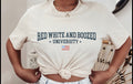 Red, white, and boozed simple design (Front | WHOLESALE product image 1