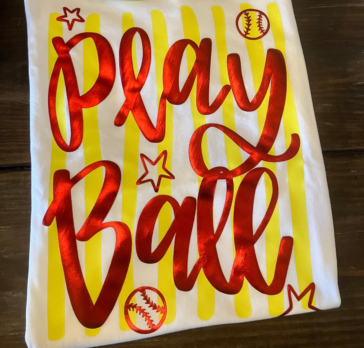 Play Ball DTF / Puff Vinyl Graphic Design product image 3
