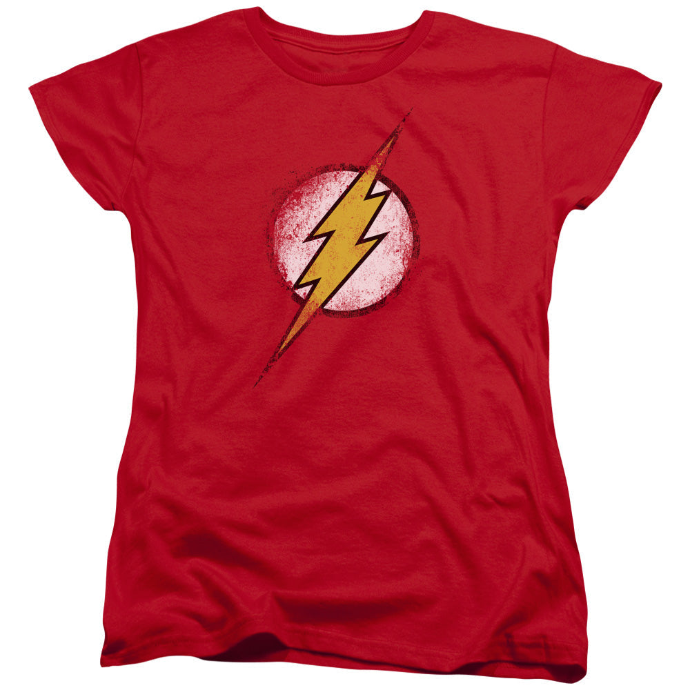 JLA - Destroyed Flash Logo Women's Short Sleeve product image 1
