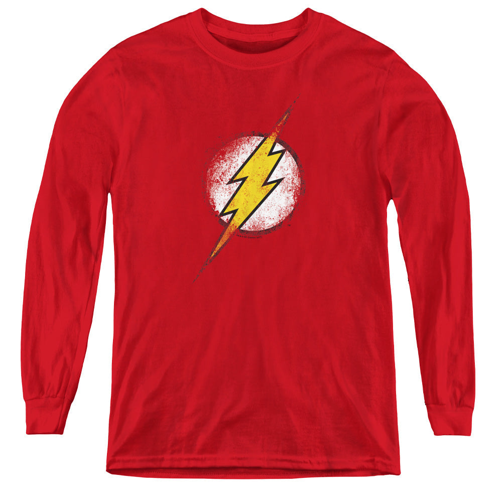 JLA - Destroyed Flash Logo L - S Youth product image 1