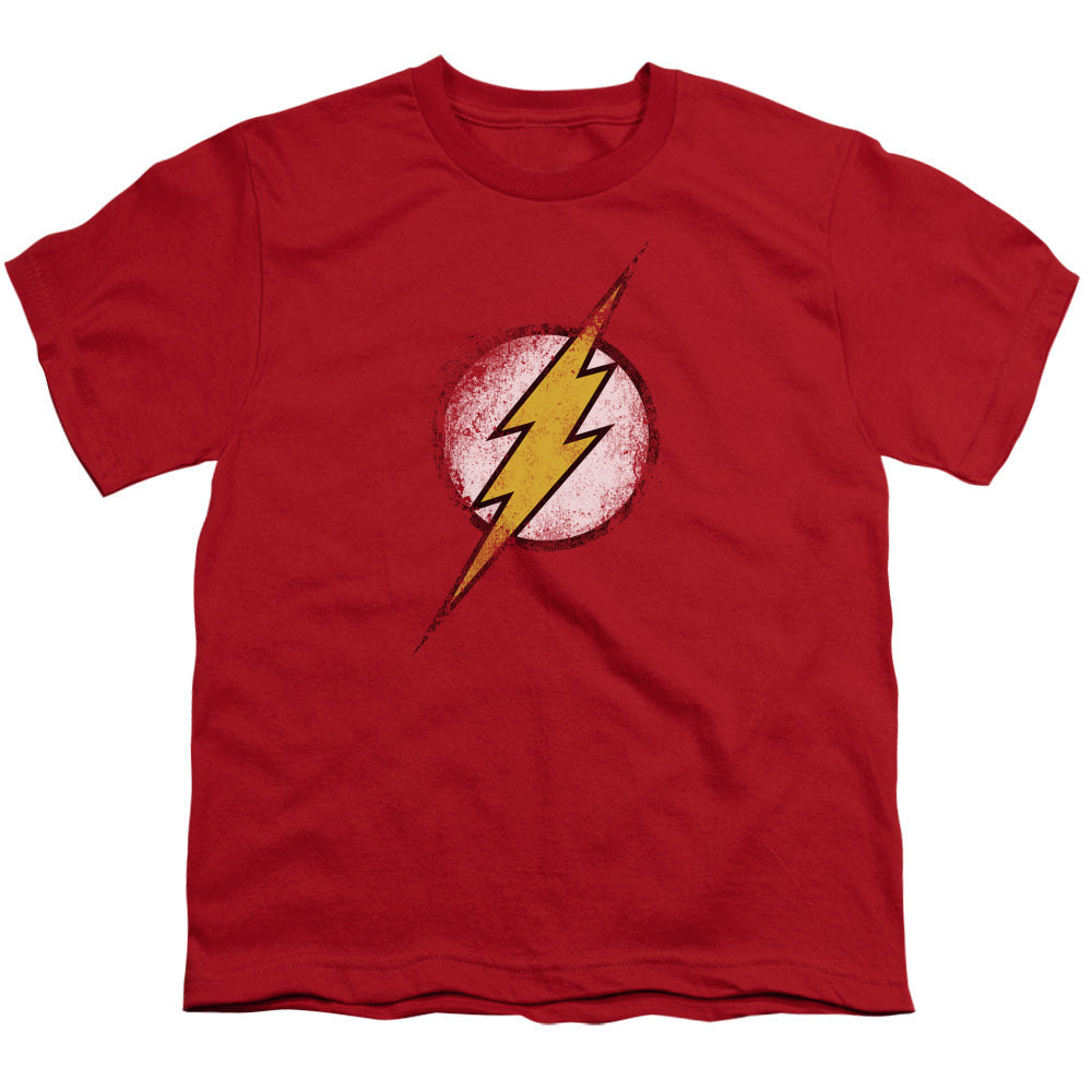 JLA - Destroyed Flash Logo Youth Short Sleeve product image 1