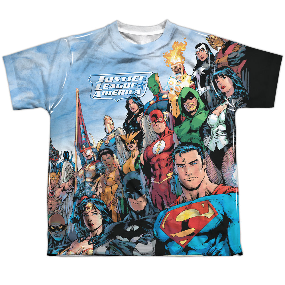 JLA - Justice League Of America Youth Short Sleeve 100% Poly product image 1