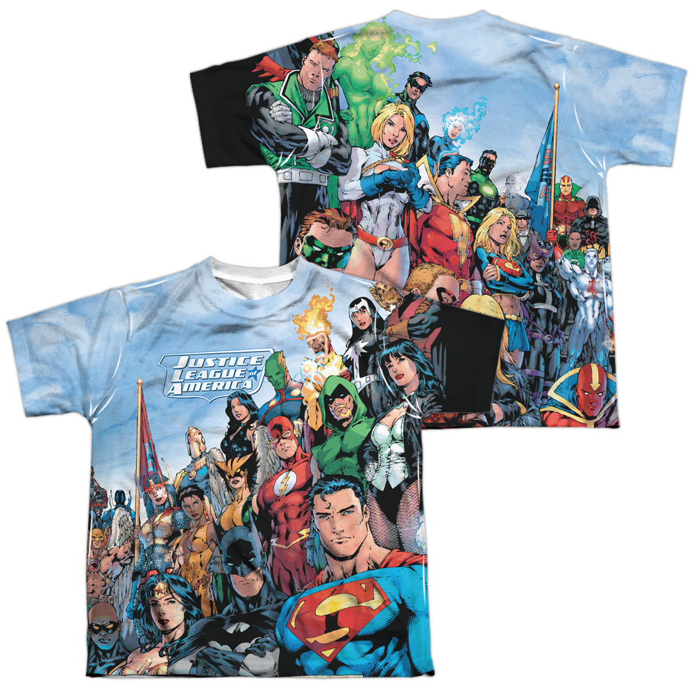 JLA - Justice League Of America (Front - Back Print) Youth product image 1