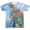 JLA - Heroes Unite Adult Regular Fit Short Sleeve 65 - 35 product image 1