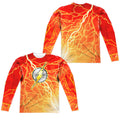 JLA - Lightning Logo (Front - Back Print) L - S Adult Poly product image 1