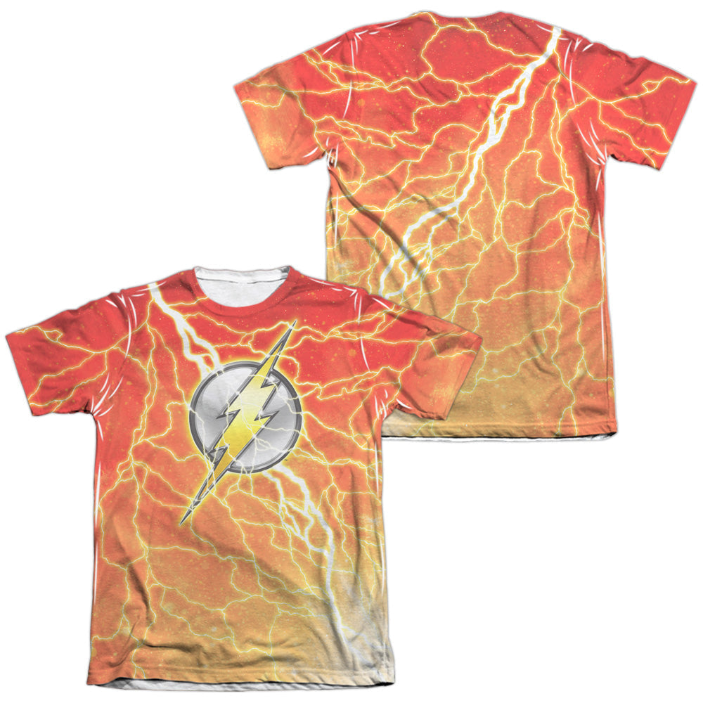 JLA - Lightning Logo (Front - Back Print) Adult Regular Fit product image 1