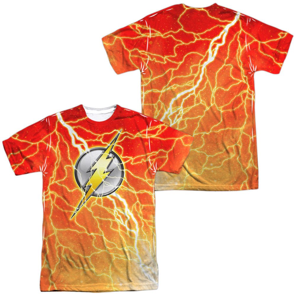 JLA - Lightning Logo (Front - Back Print) Adult Regular Fit product image 1
