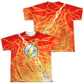 JLA - Lightning Logo (Front - Back Print) Youth Short product image 1