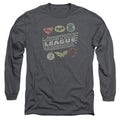 JLA - Symbols Adult Long Sleeve product image 1