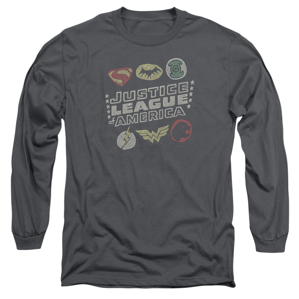 JLA - Symbols Adult Long Sleeve product image 1
