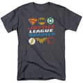 JLA - Pixel Logos Adult Regular Fit Short Sleeve product image 1