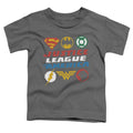 JLA - Pixel Logos Toddler Short Sleeve product image 1