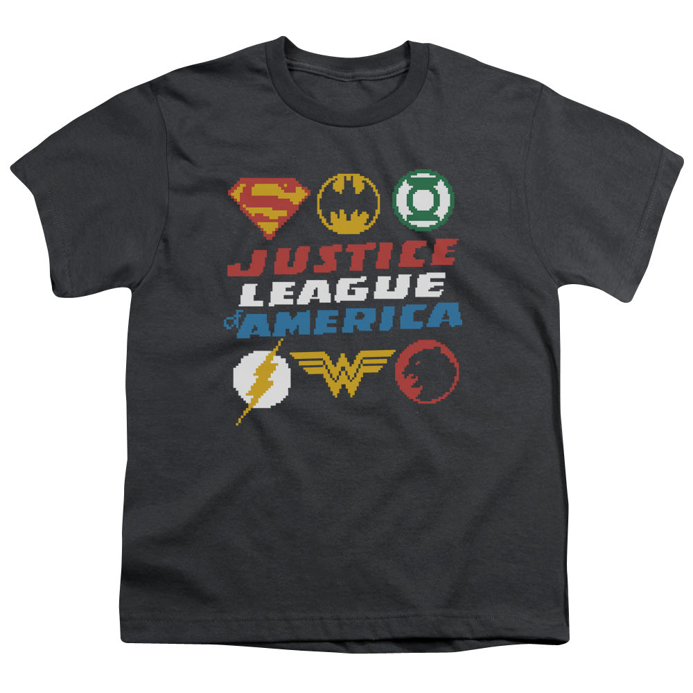 JLA - Pixel Logos Youth Short Sleeve product image 1