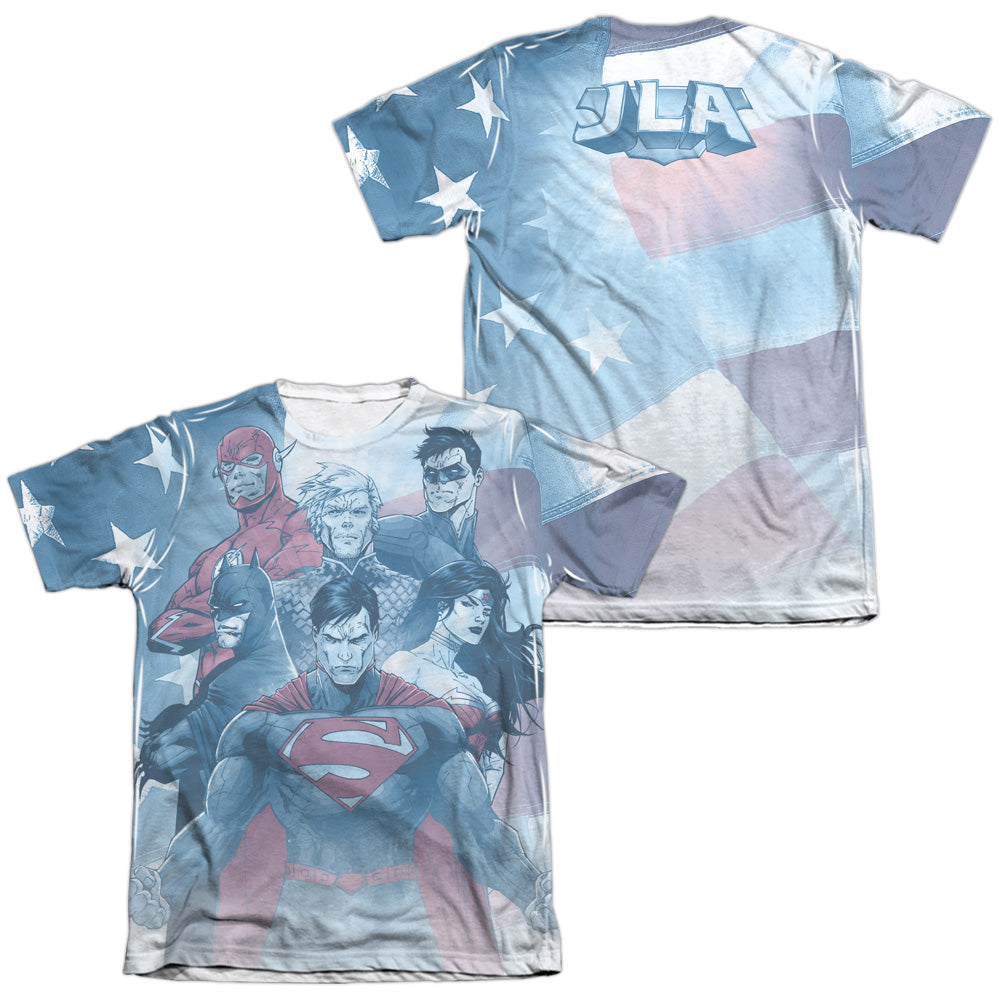 JLA - United (Front - Back Print) Adult Regular Fit Short product image 1