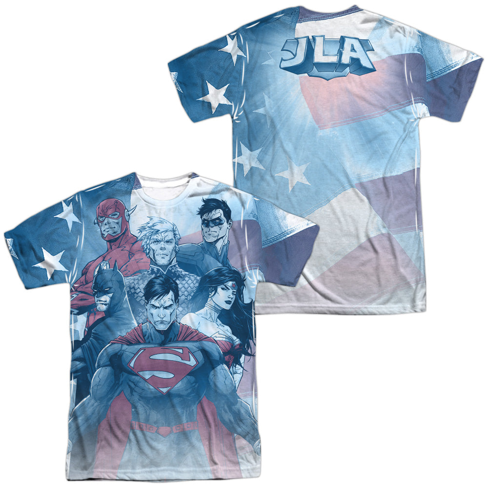 JLA - United (Front - Back Print) Adult Regular Fit Short product image 1