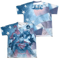 JLA - United (Front - Back Print) Youth Short Sleeve 100% product image 1