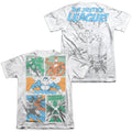 JLA - Justice Panels (Front - Back Print) Adult Regular Fit product image 1