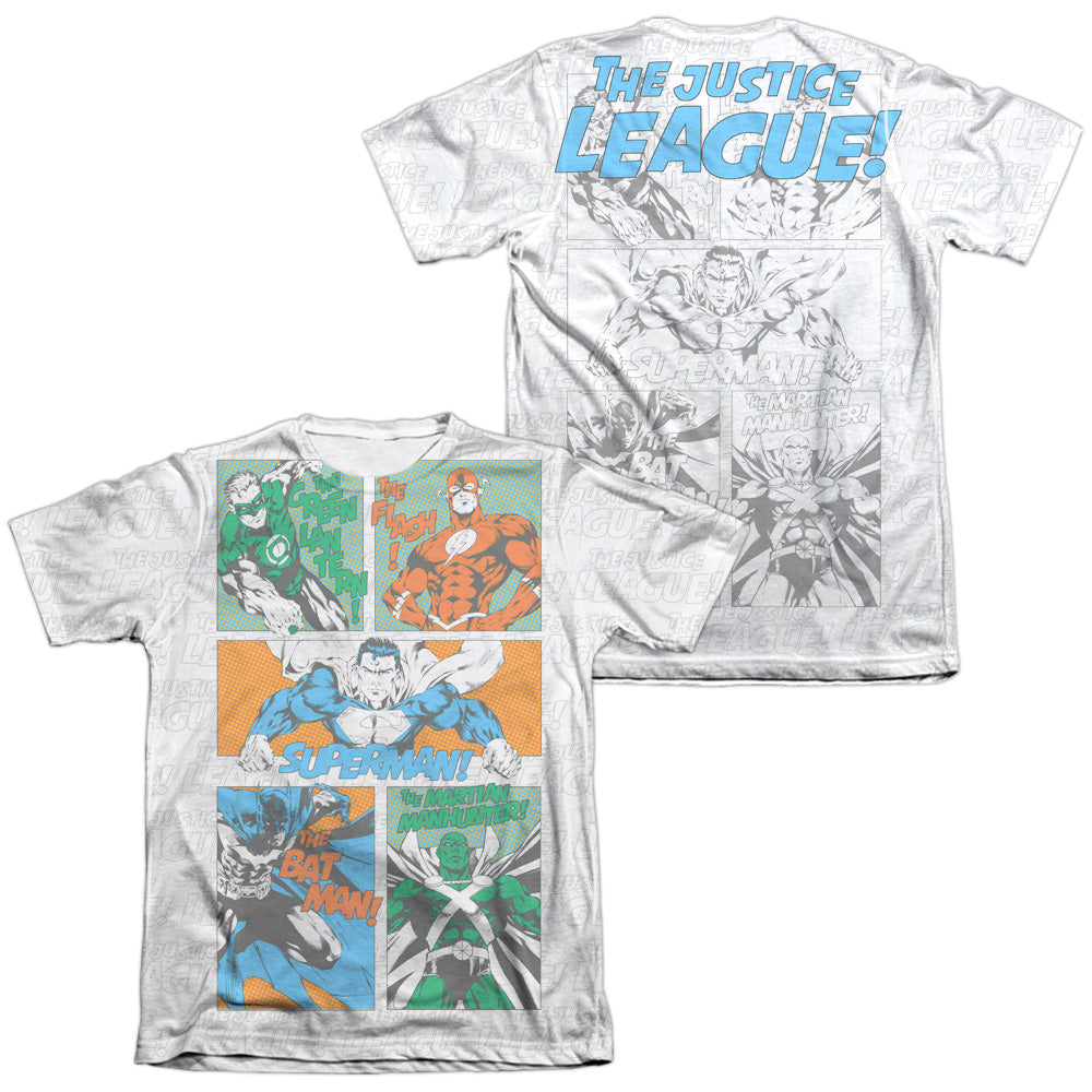 JLA - Justice Panels (Front - Back Print) Adult Regular Fit product image 1