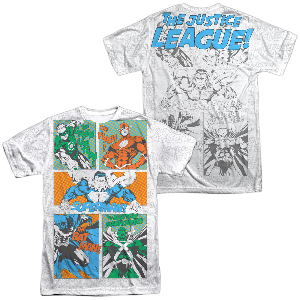 JLA - Justice Panels (Front - Back Print) Adult Regular Fit product image 1