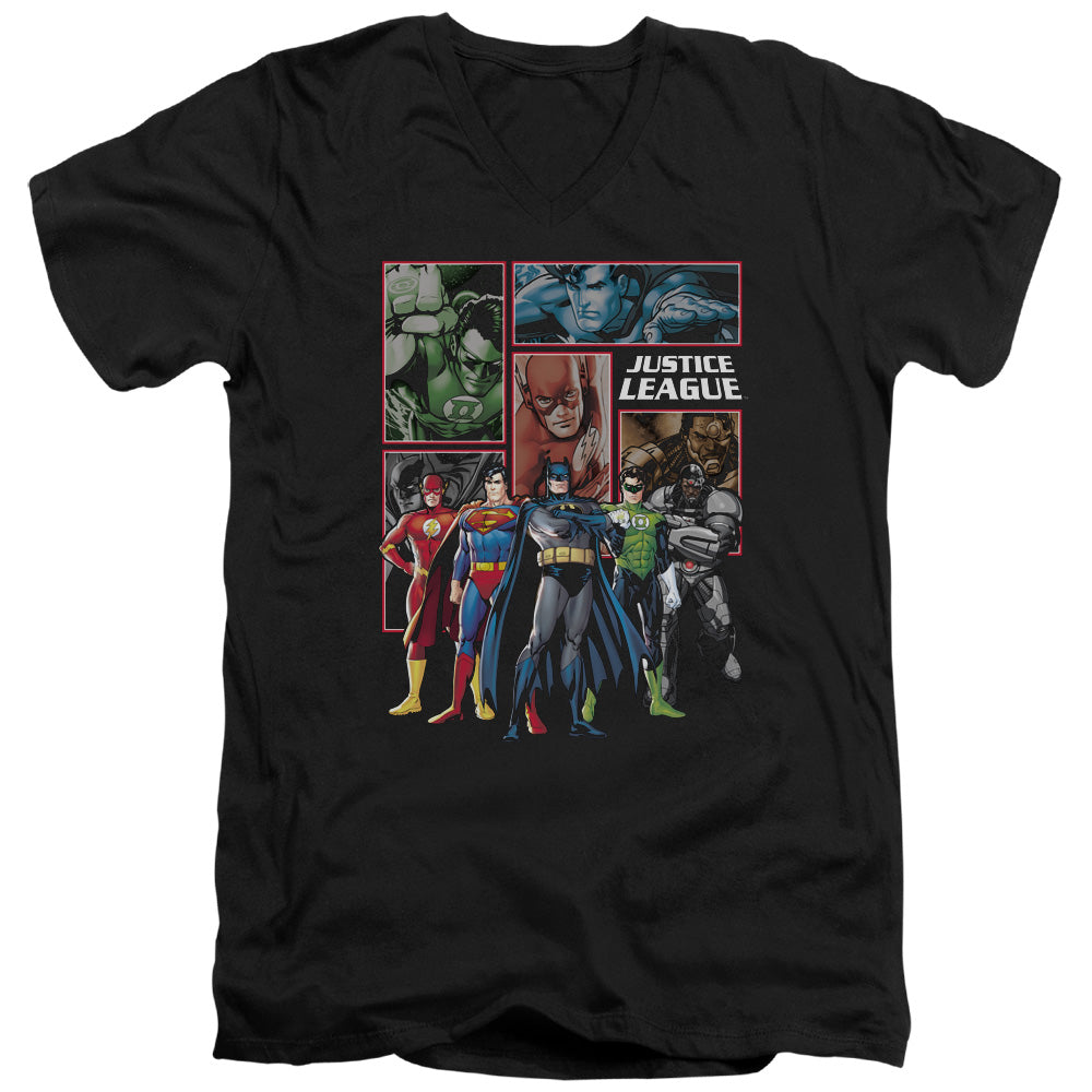 JLA - New Panels Adult Slim Fit V Neck Cotton product image 1