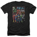 JLA - New Panels Adult Regular Fit Heather Short Sleeve product image 1