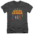 JLA - Standing Below Adult Slim Fit V Neck Cotton product image 1