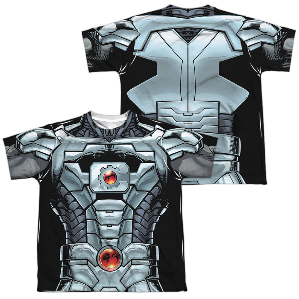 JLA - Cyborg (Front - Back Print) Youth Short Sleeve 100% product image 1