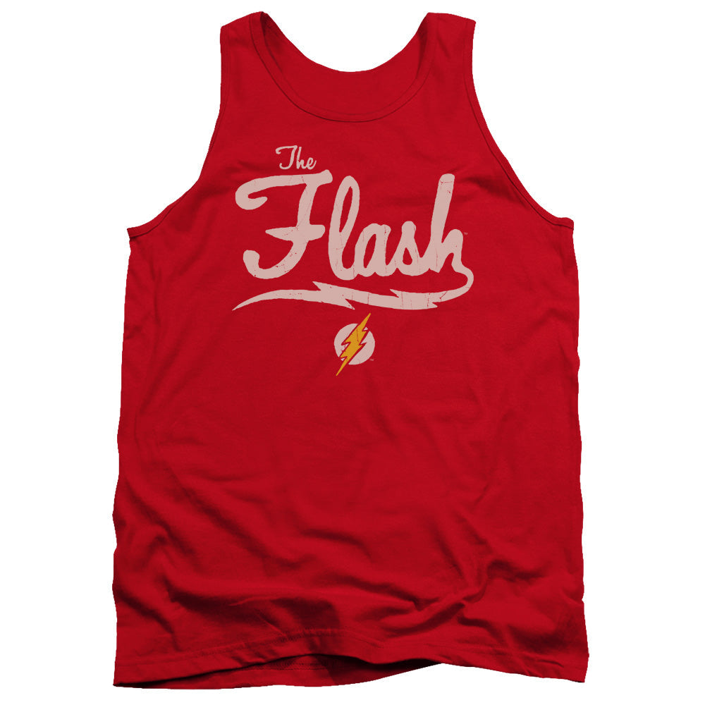 JLA - Old School Flash Adult Tank Top