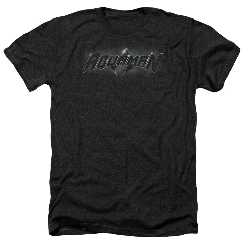 JLA - Aquaman Title Adult Regular Fit Heather Short Sleeve product image 1