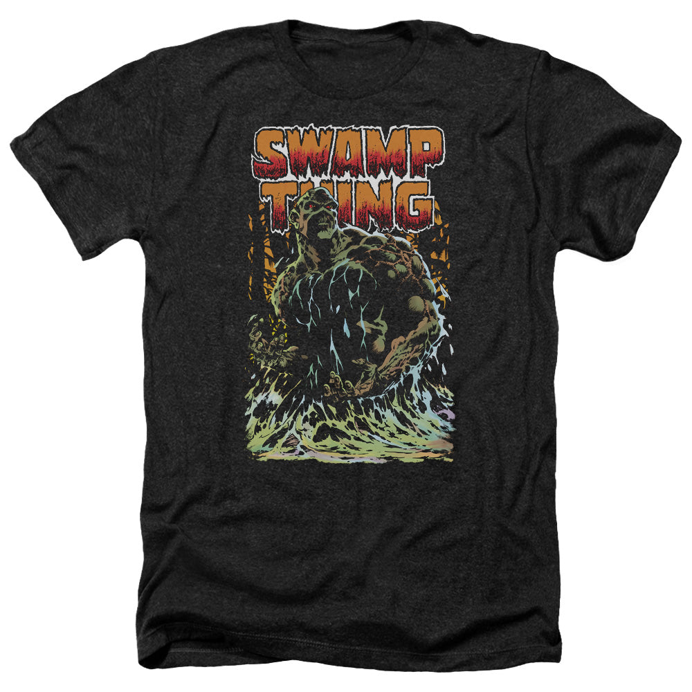 JLA - Swamp Thing Adult Regular Fit Heather Short Sleeve product image 1