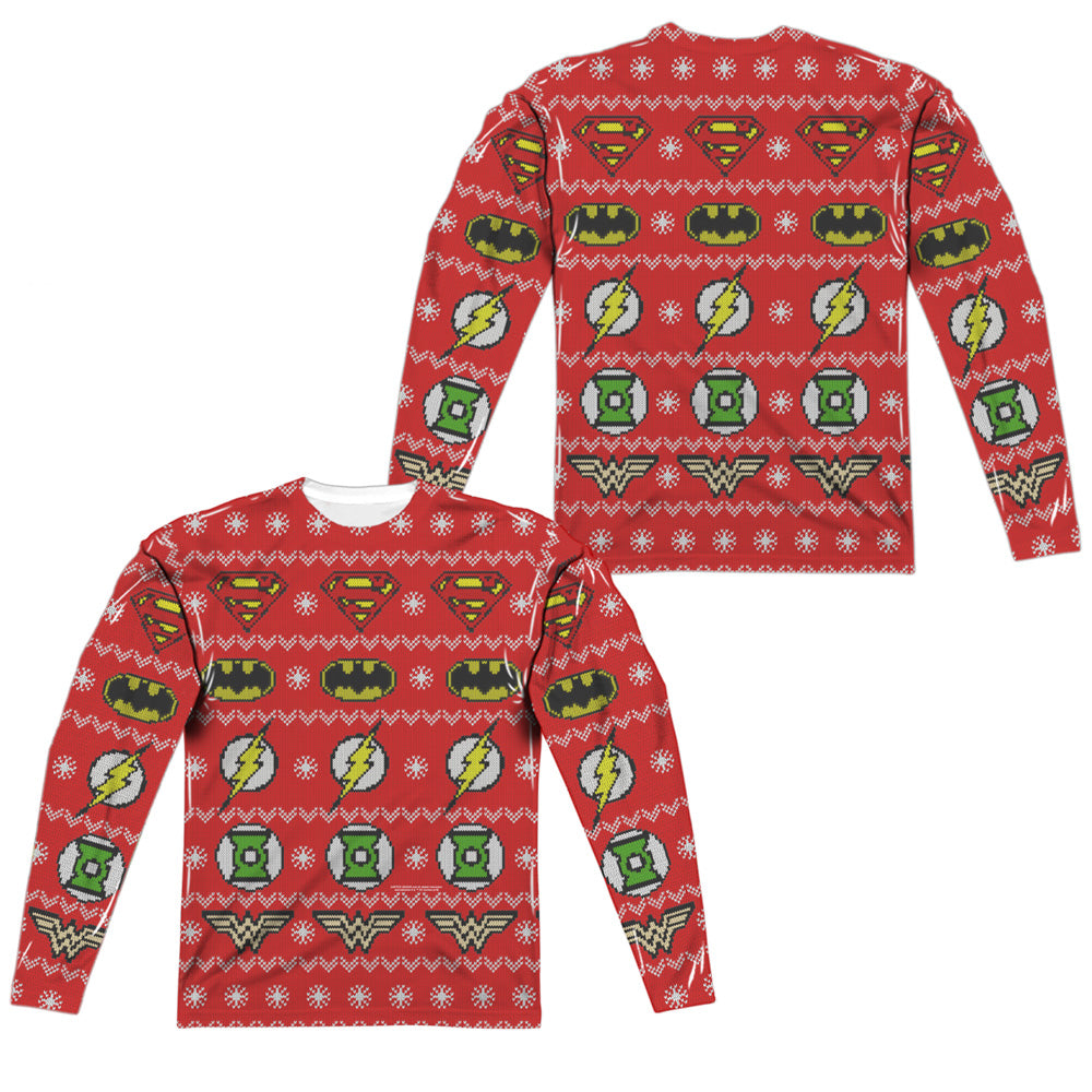 JLA - Sweater Of Justice (Front - Back Print) L - S Adult product image 1