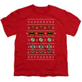 JLA - Justice Shields Christmas Sweater Youth Short Sleeve product image 1