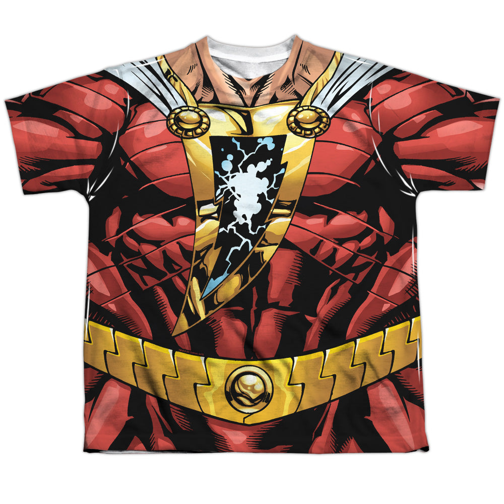 JLA - Shazam Uniform Youth Short Sleeve 100% Poly product image 1