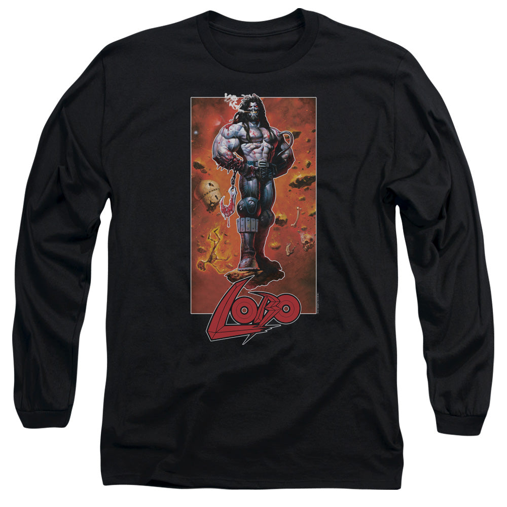 JLA - Lobo Pose Adult Long Sleeve product image 1