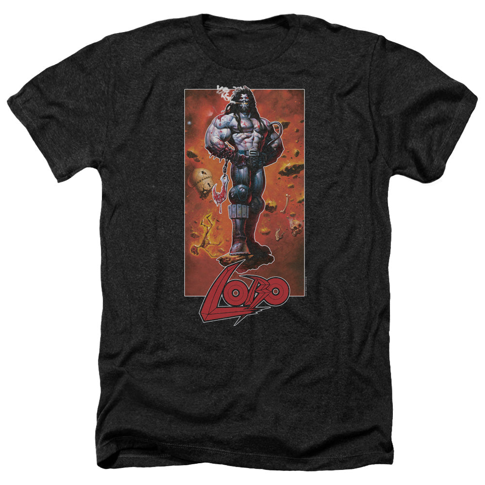 JLA - Lobo Pose Adult Regular Fit Heather Short Sleeve product image 1