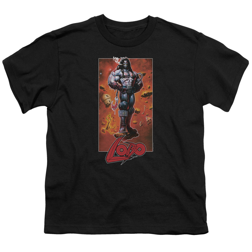 JLA - Lobo Pose Youth Short Sleeve product image 1