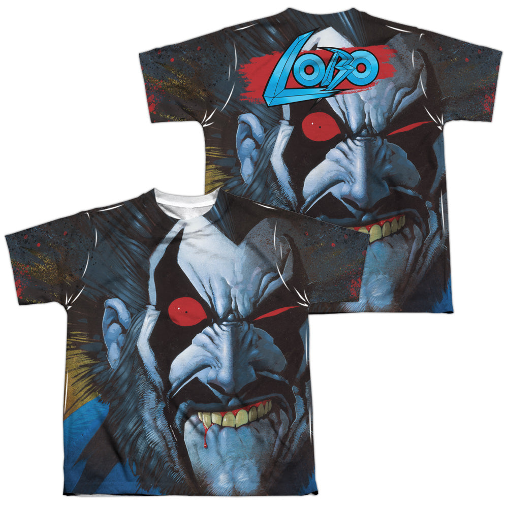 JLA - Bit Lip (Front - Back Print) Youth Short Sleeve 100% product image 1